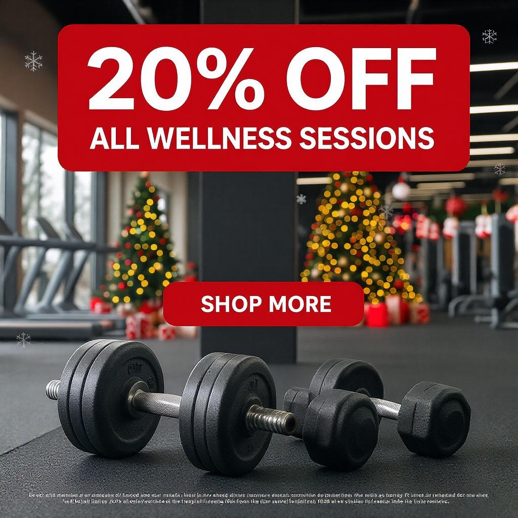 20% Discount on Wellness Sessions - Christmas Promo